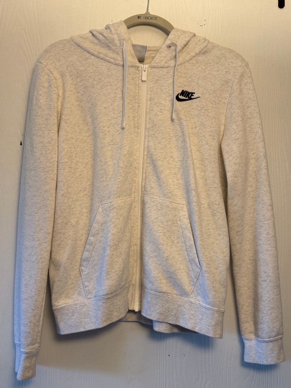 Nike Womens Grey Zip Up Hoodie